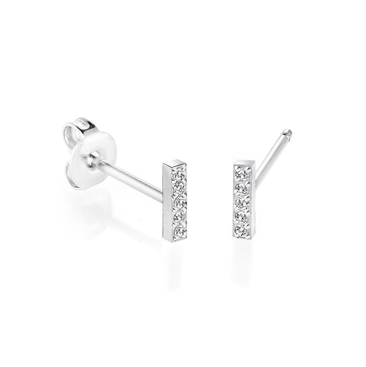 MINI CZ BAR STUDS