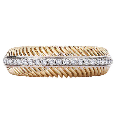 Two-Tone Ladies Fashion Diamond Ring