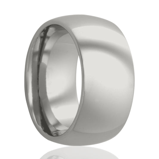 Cobalt Dome Polished Comfort Fit Ring