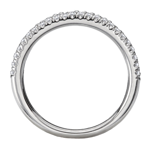 Four Row Diamond Fashion Ring