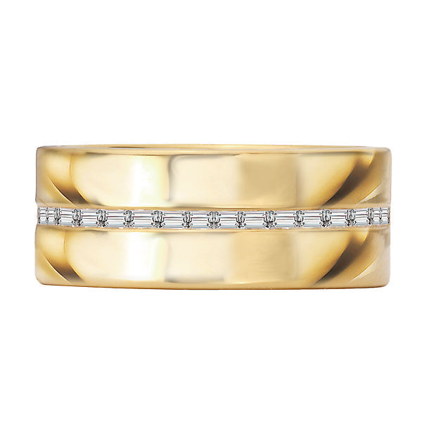 Ladies Fashion Wide Band Diamond Ring