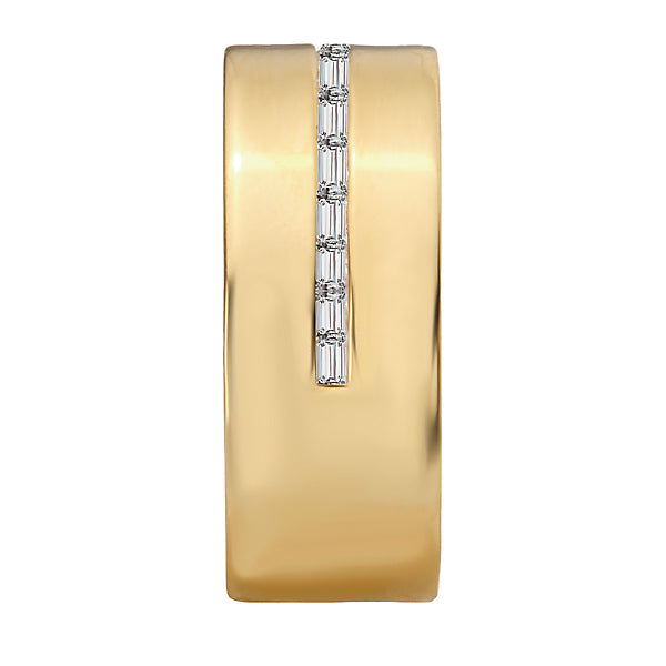 Ladies Fashion Wide Band Diamond Ring