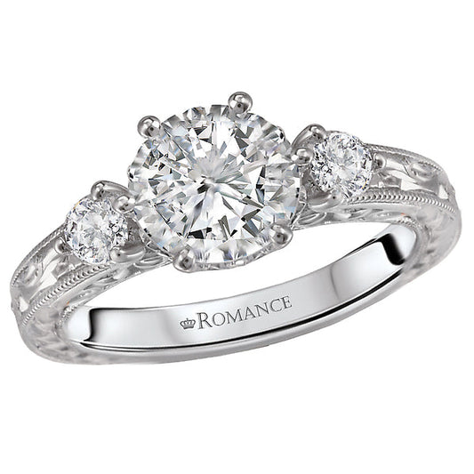 Vintage Semi-Mount Diamond Ring