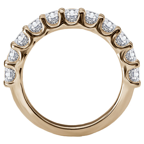 Matching Straight Front Wedding Band