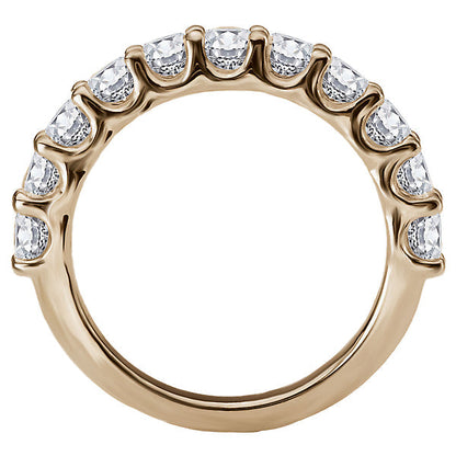 Matching Straight Front Wedding Band