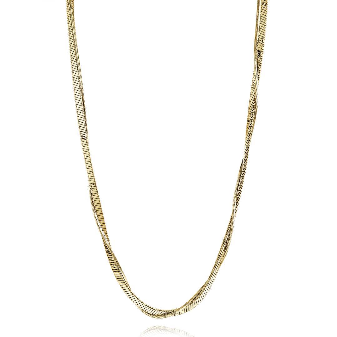 DOUBLE SNAKE NECKLACE