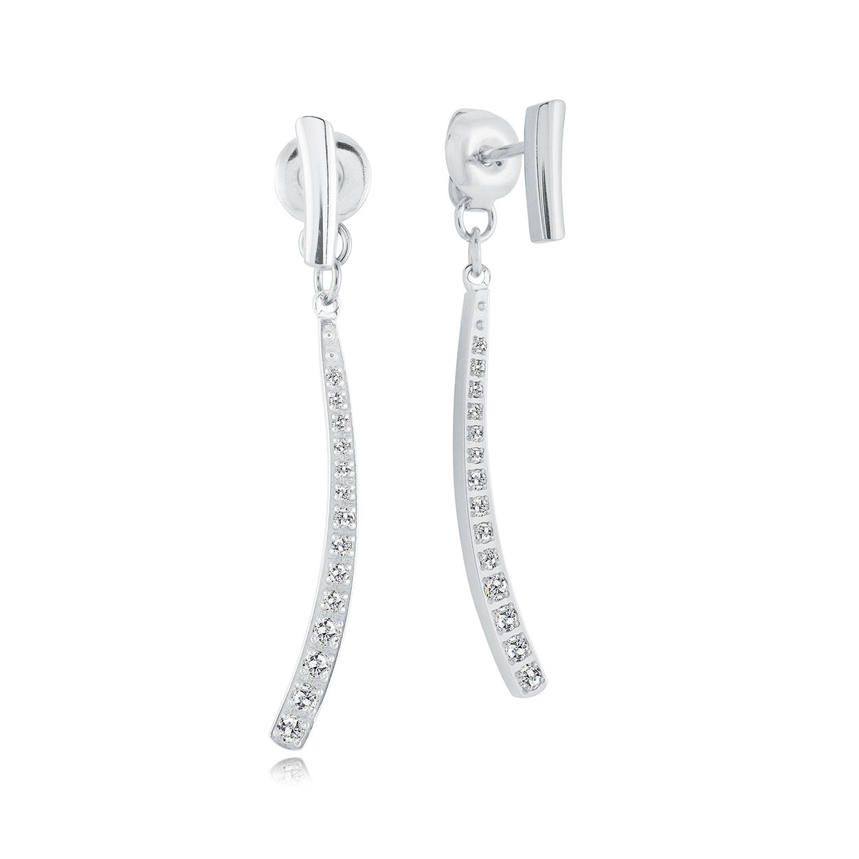 CZ DANGLE EARRINGS