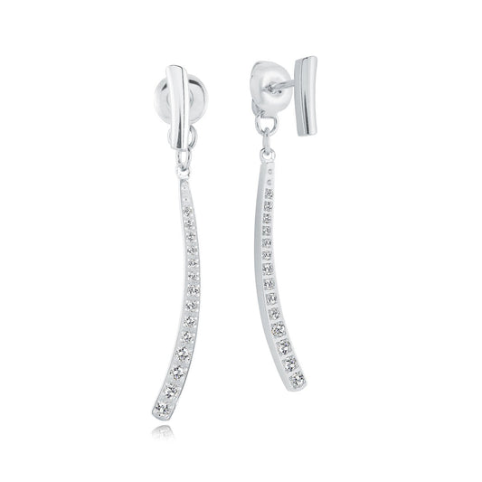 CZ DANGLE EARRINGS