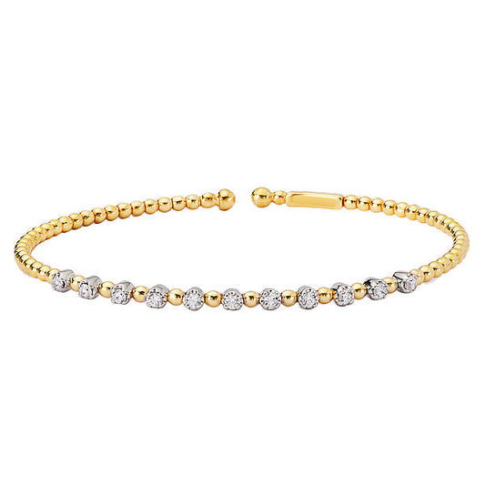 Two-Tone Diamond Bracelet