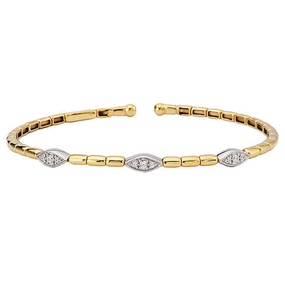 Diamond Cuff Fashion Bracelet