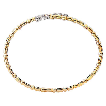 Diamond Flex Cuff Fashion Bracelet