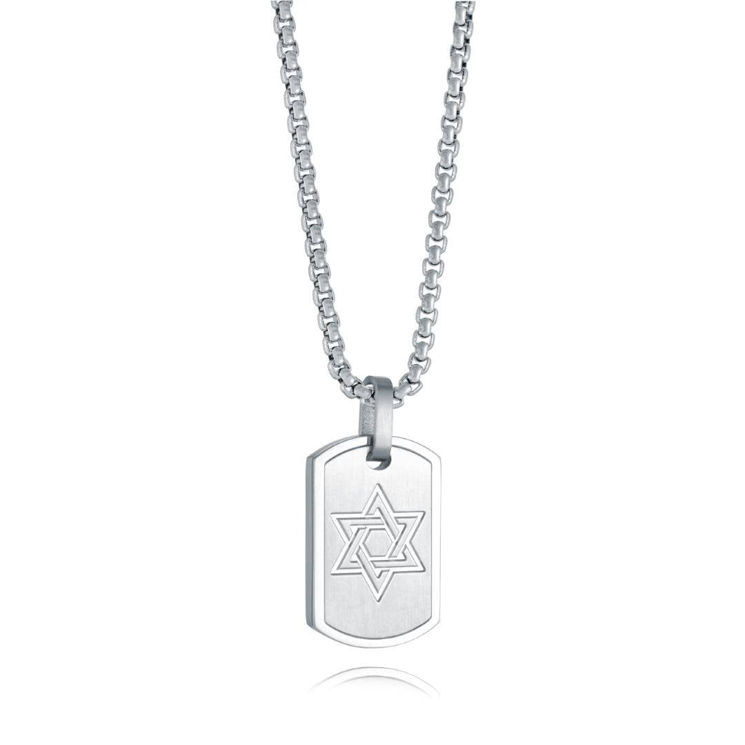 STAR DAVID DOG TAG PENDANT
