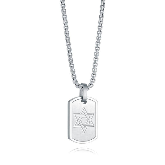 STAR DAVID DOG TAG PENDANT