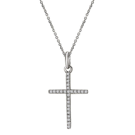 Diamond Cross Fashion Necklace