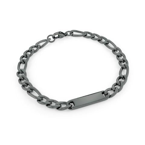 6MM ENGRAVABLE FIGARO BRACELET