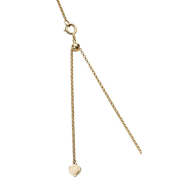 14kt Diamond Solitaire Necklace