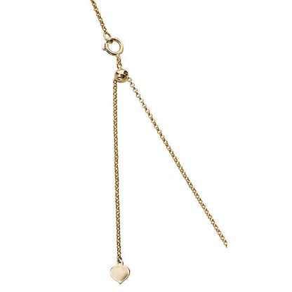 14kt Diamond Solitaire Necklace