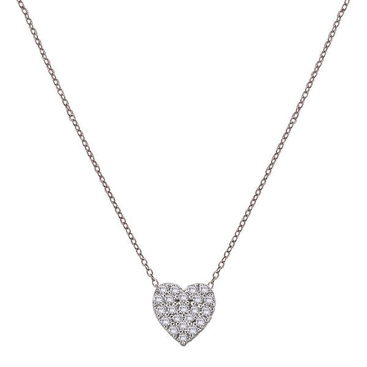 Diamond Heart Shaped Necklace