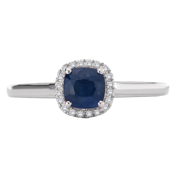 Sapphire and Diamond Ladies Fashion Ring