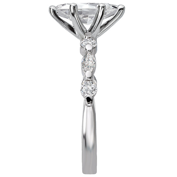 Classic Semi-Mount Diamond Ring