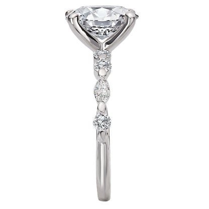 Semi-Mount Diamond Engagement Ring