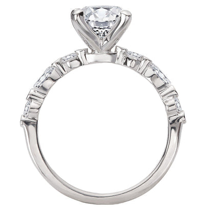 Semi-Mount Diamond Engagement Ring