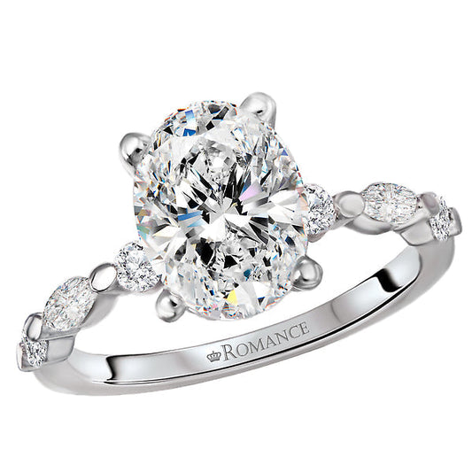 Semi-Mount Diamond Engagement Ring