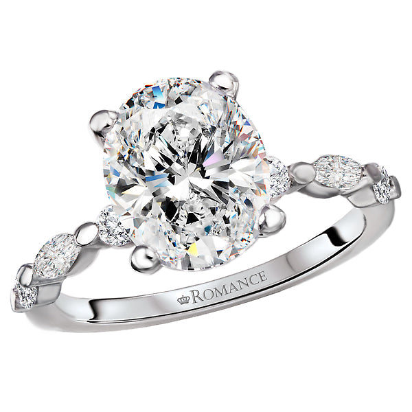 Semi-Mount Diamond Engagement Ring
