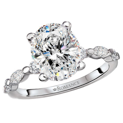 Semi-Mount Diamond Engagement Ring
