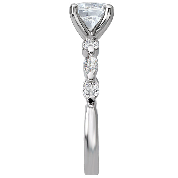 Classic Semi-Mount Diamond Ring
