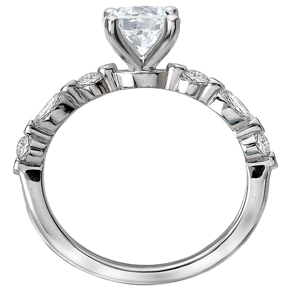 Classic Semi-Mount Diamond Ring