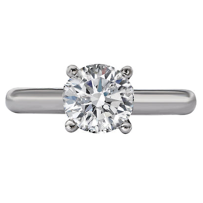 Solitaire Semi-Mount Diamond Ring