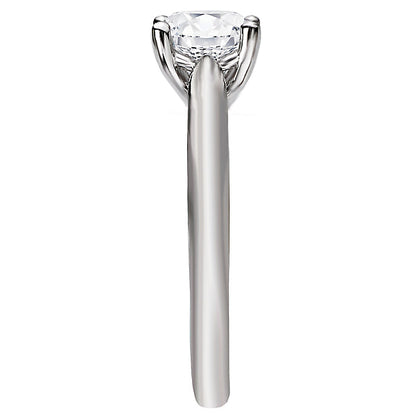 Solitaire Semi-Mount Diamond Ring