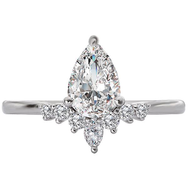 Diamond Semi-Mount Engagement Ring