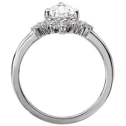 Diamond Semi-Mount Engagement Ring