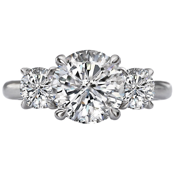 Custom Semi-Mount Diamond Ring