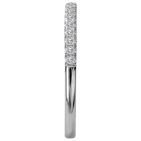 Straight Diamond Wedding Band
