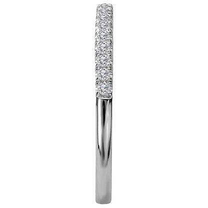 Straight Diamond Wedding Band