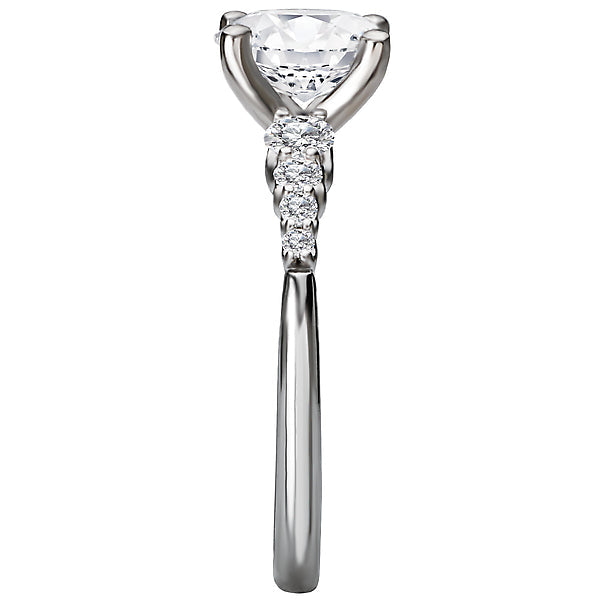 Classic Diamond Semi-Mount Engagement Ring