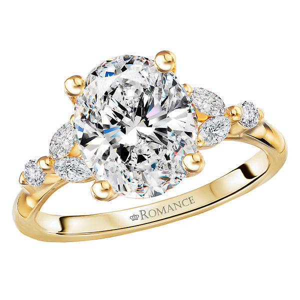 Classic Semi-Mount Diamond Engagement Ring