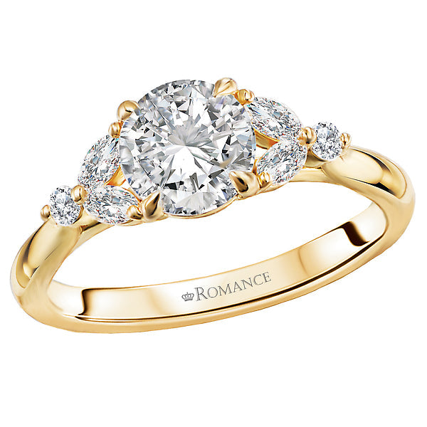 Diamond Semi-Mount Engagement Ring