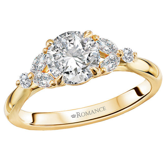 Diamond Semi-Mount Engagement Ring