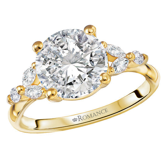 Diamond Semi-Mount Engagement Ring