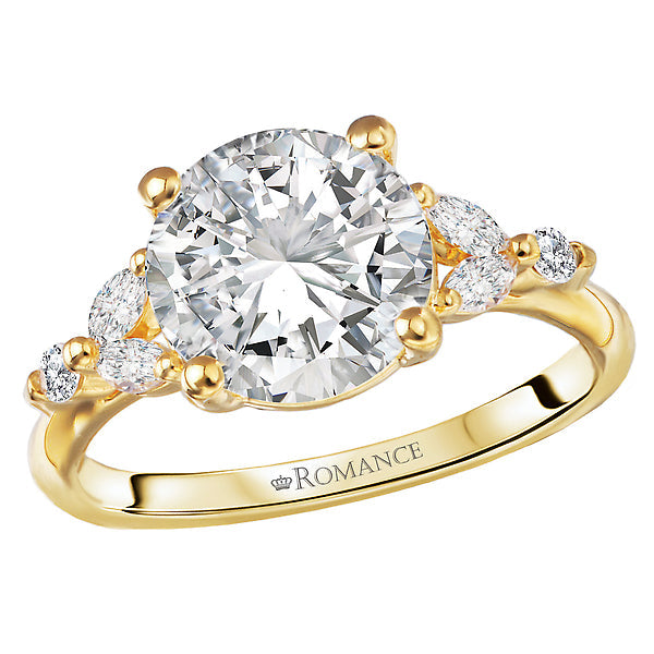 Diamond Semi-Mount Engagement Ring