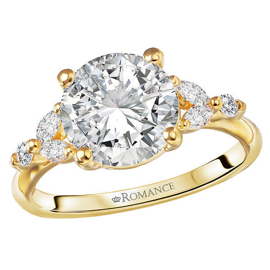 Diamond Semi-Mount Engagement Ring