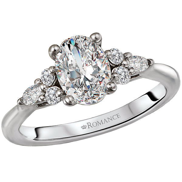 Diamond Semi-Mount Engagement Ring