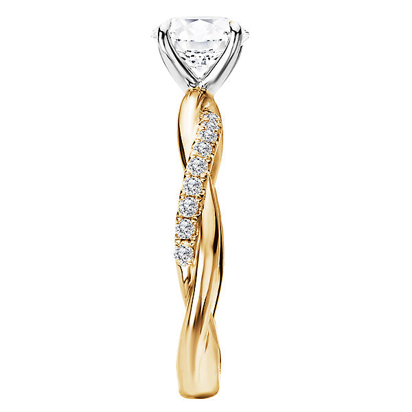 Semi-Mount Diamond Engagement Ring