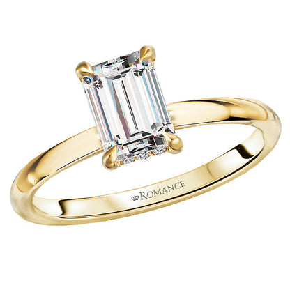 Diamond Hidden Halo Engagement Ring