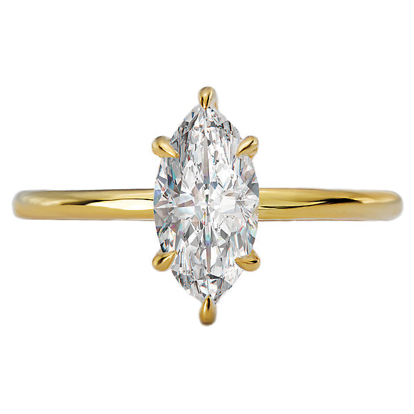 Diamond Hidden Halo Engagement Ring
