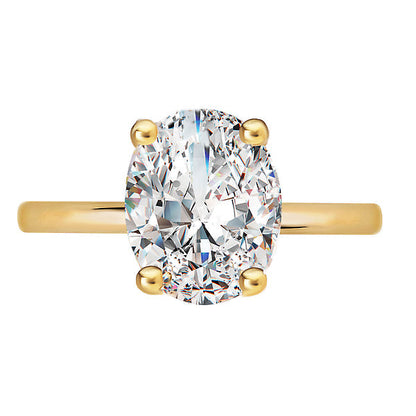 Diamond Hidden Halo Engagement Ring